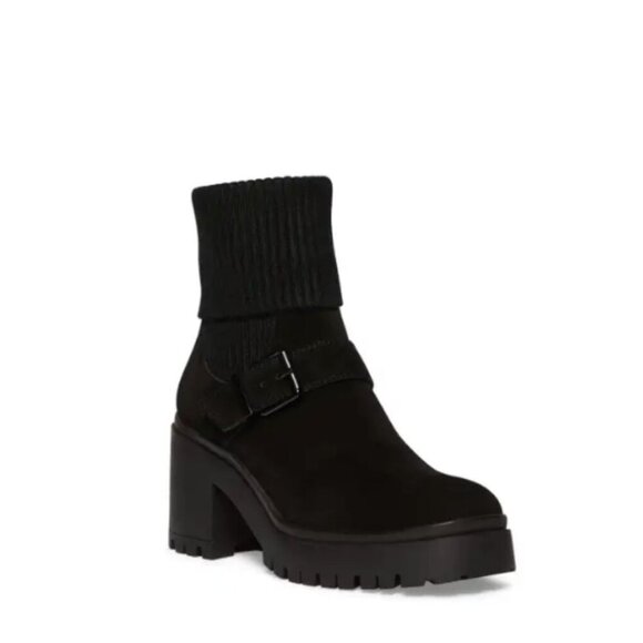 BLONDO Remi Waterproof Stretch Knit Lug Bootie 8 - Picture 1 of 10